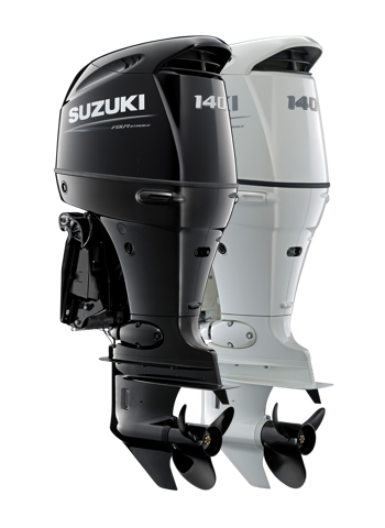 black and white DF140BG outboards for sale