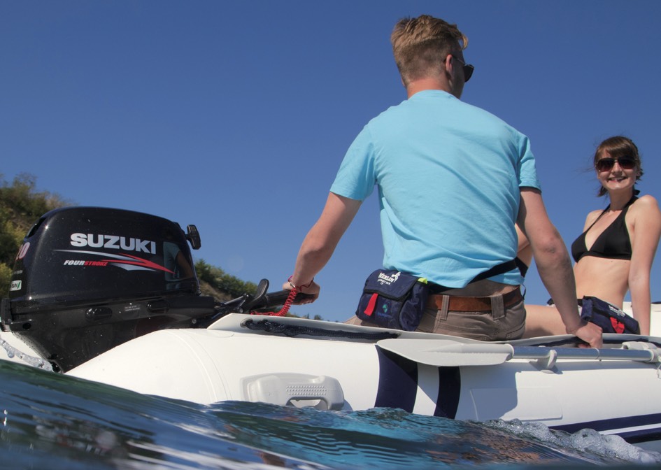 Leisure Boating with Suzuki Engine.