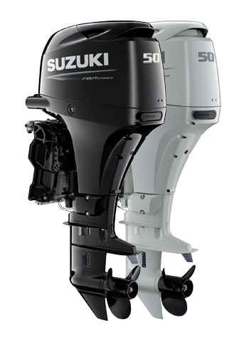 DF50A outboard powered by Suzuki's proven in-line three-cylinder 12-valve engine