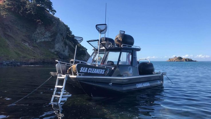 Mercury SeaPro engines power Sea Cleaners